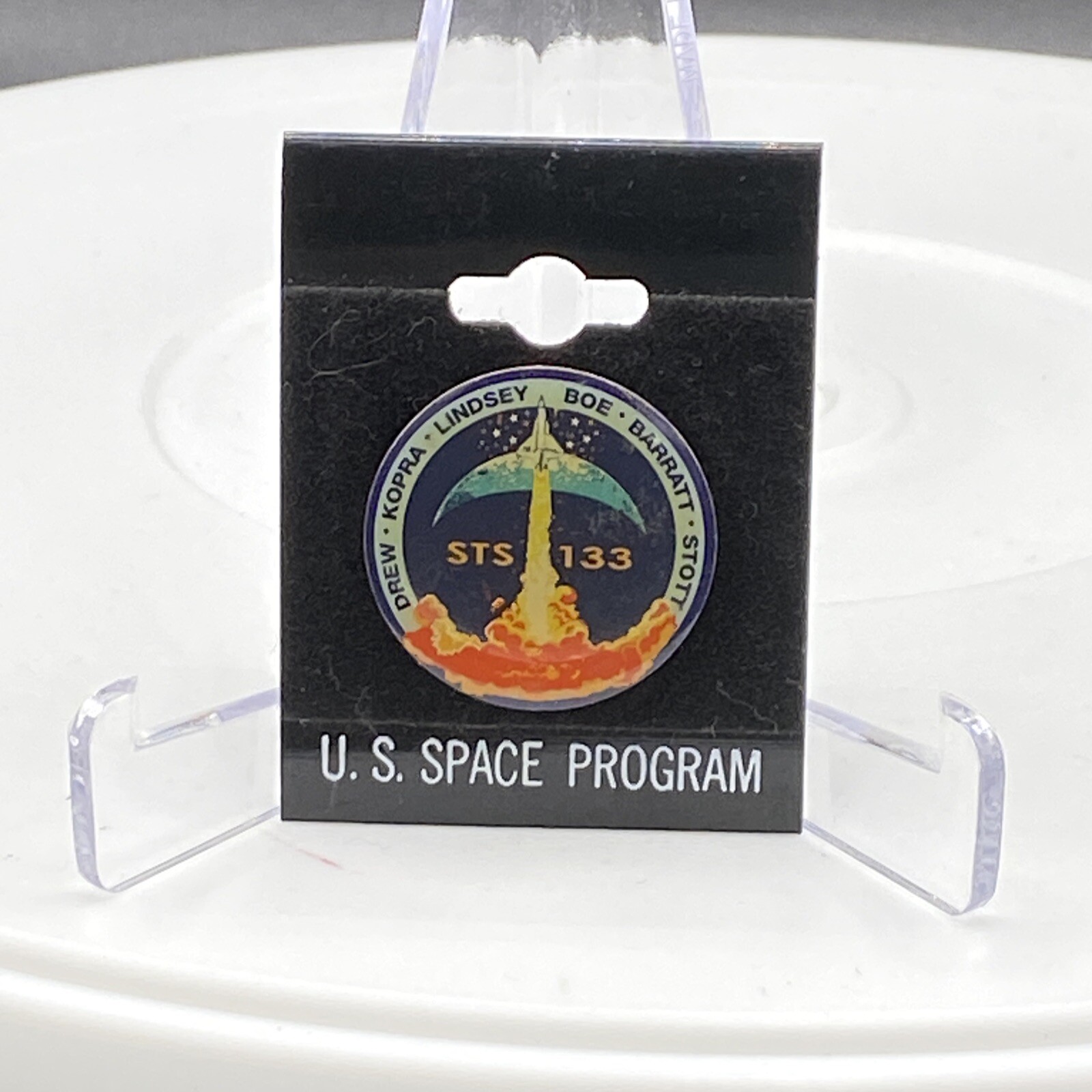 Nasa Pin Button NASA Kenedy Space Shuttle PIn Button STS-133 PIN | eBay