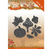Yvonne Creations Stanzschablone - Eichel Ahornblatt KüRbis Herbst Eiche Pilz