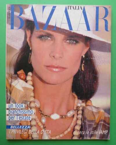 De Harper Bazaar Italia Magazine June 1984 Junio Kate Nelligan Ottavia Pequeño - Afbeelding 1 van 1