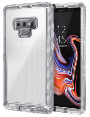 For Samsung Galaxy Note9 Clear Case Heavy Duty Protective Shockproof Phone Cover
