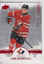 16-17 Upper Deck Team Canada Exclusives John Quenneville #44 128/175