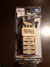 Belkin IEEE 1284 Printer Cable 6  Foot Gold-Series F2A046-06-GLD Sealed New NIB
