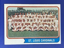 ⚾ 1974 Topps Baseball Base Card #36 St. Louis Cardinals Team - EXMT or better ⚾