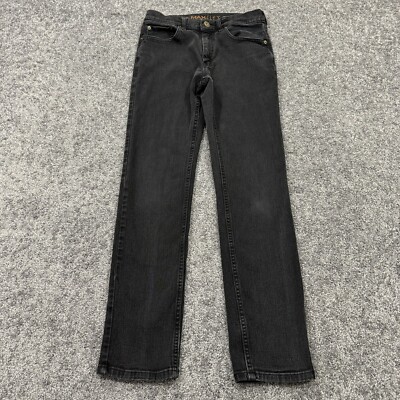 Urban Pipeline Jeans Mens 30x32 Black Regular Slightly Tapered Max
