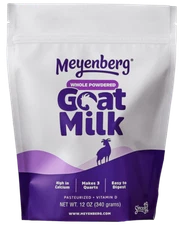 Meyenberg Goat Milk Whole Powdered Goat Milk, 12 oz (340 g)