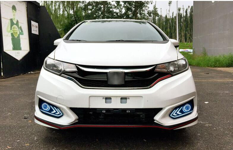 For Honda Fit Jazz GK5 2018-2020 Led DRL Front Fog Light