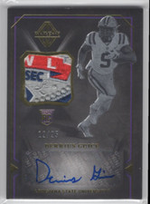 2018 Panini Majestic Gold #110 Derrius Guice Auto Jersey /25 - NM-MT