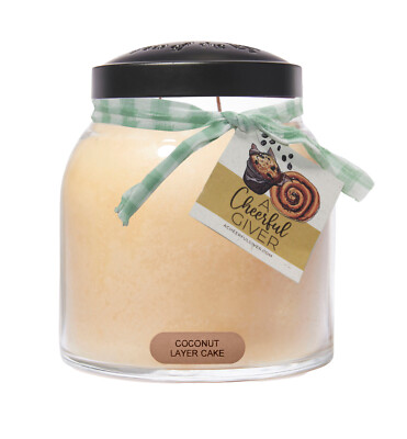 Coconut Layer Cake - 963g - 2-Docht Papa Jar Cheerful Candle