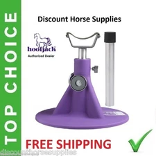 NEW PURPLE HORSE HOOFJACK farrier stand Hoof Jack Stand Standard Horse Size