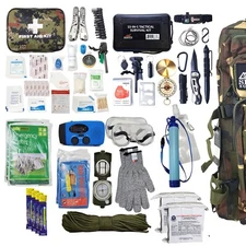 Vital 72 Hour Emergency Survival Bug Out Bag - 72 Hour Kit of Food & Water for 2