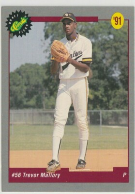 Trevor Mallory Pitcher Lakewood H.S. 1991 Classic Draft Pick Edition Card # 50 