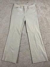 Uniqlo Dress Pants Womens 30x29 Regular Fit Wide Leg Flat Front Pockets Beige