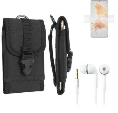 Gürteltasche für Huawei Mate 50E + Kopfhörer Holster Schutzhülle Tasche Slee