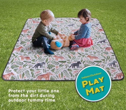 Little Malio Baby Weaning Splash Mat for Under Highchair -130cm- Messy Splat Mat - Picture 7 of 8