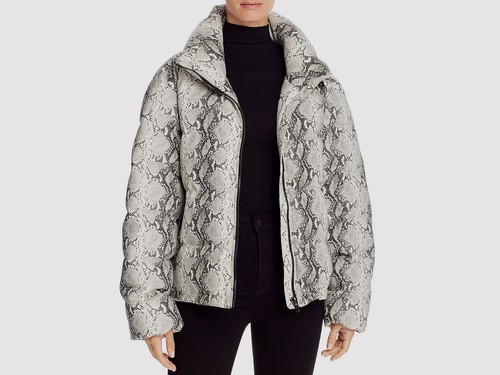 $308 Glamorous Women's Gray Snakeskin 