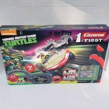 Teenage Mutant Ninja Turtles Carrera 1 First TMNT 1/50 Slot Car Race Racing set