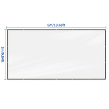 Abdeckplane Transparente mit Ösen Durchsichtige Plane Wasserdicht Fensterplane