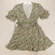 Auguste Revolve Dress Wrap Florals Above Knee Length Size 2