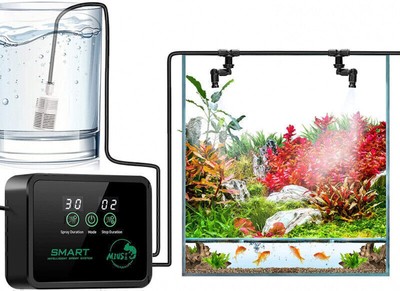 Misting System, Smart Timer Reptile Mister Fogger Terrariums Humidifier,...