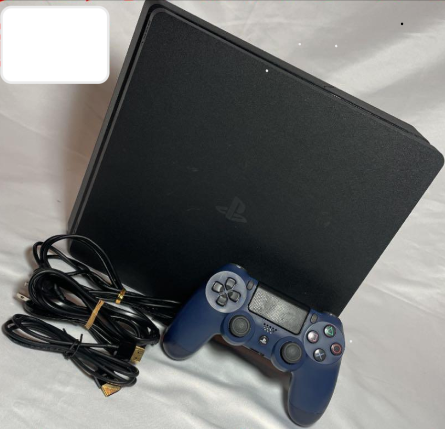 Sony PlayStation 4 PS4 500GB Jet Black Console Japan 1 controller