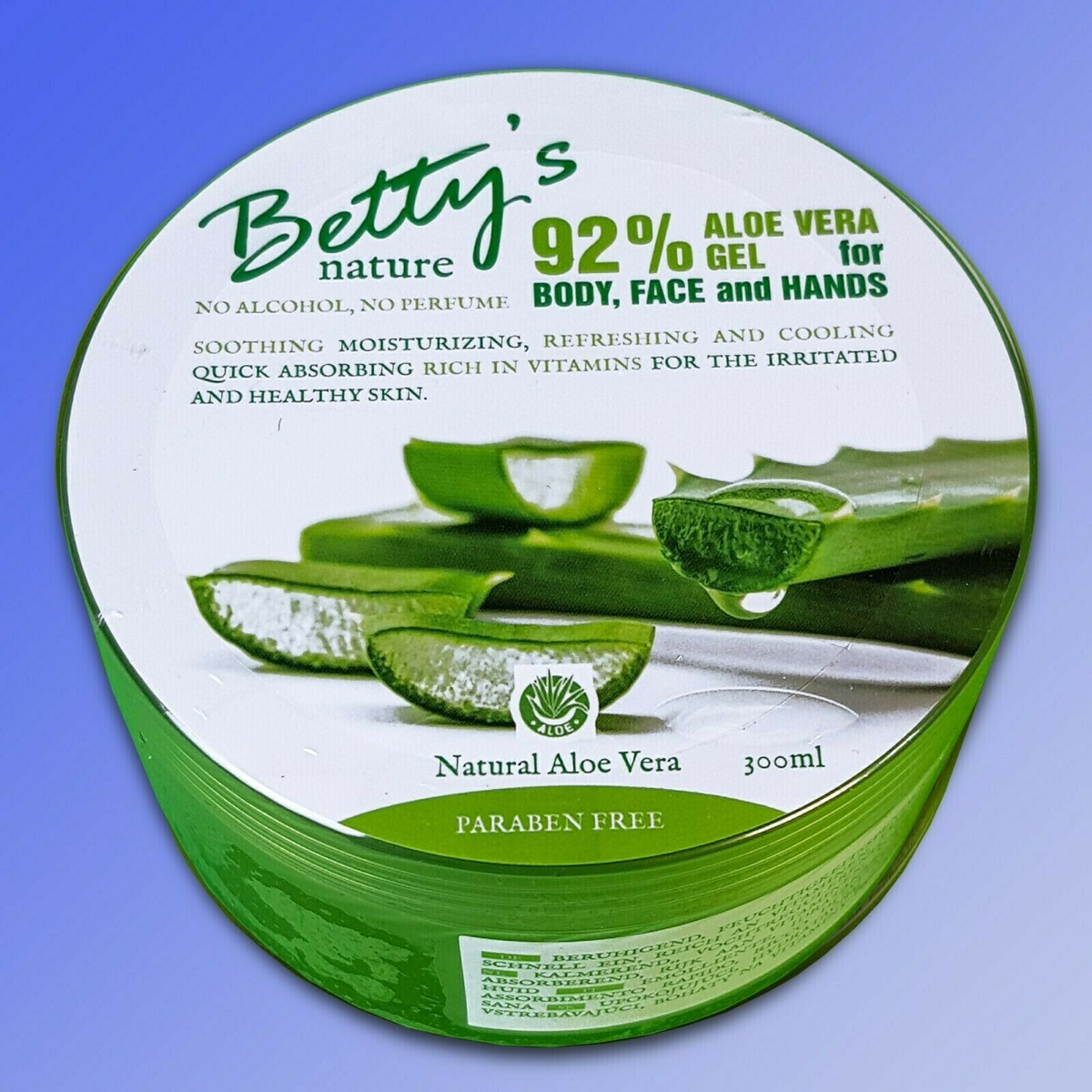 Betty's nature - Aloe Vera Gel for Body, Face & Hands, Krper Gesicht Hand  Creme | eBay