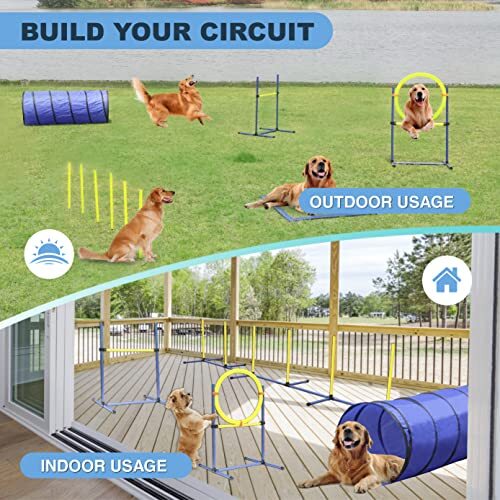 Dog Obstacle Course Training Dog Agility Training Set 6-Piece