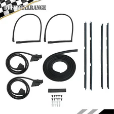 9Pcs Set For 1978-1981 Malibu LeMans 2 Door Complete Weatherstripping Seals Kit