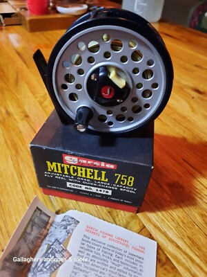 Moulinet à Mouche Garcia Mitchell 758 – Rare – Pêche à La Mouche – Très Bon état