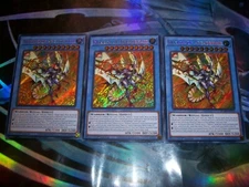 3x Nekroz of Areadbhair 1st Edition Secret Rare BLMM-EN135 Yu-Gi-Oh