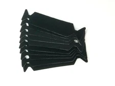 10 pcs x Black Microfiber Felt Edge Wing Vinyl Wrap Application Tool Squeegee