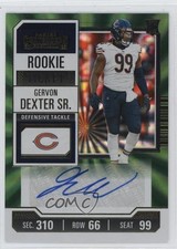 2023 Panini Contenders Rookie Opening Kickoff Ticket Gervon Dexter Sr Auto 3wc