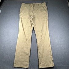 Weatherproof Vintage Khaki Pants Mens 34x32 Regular Fit Stretch Chinos Pants