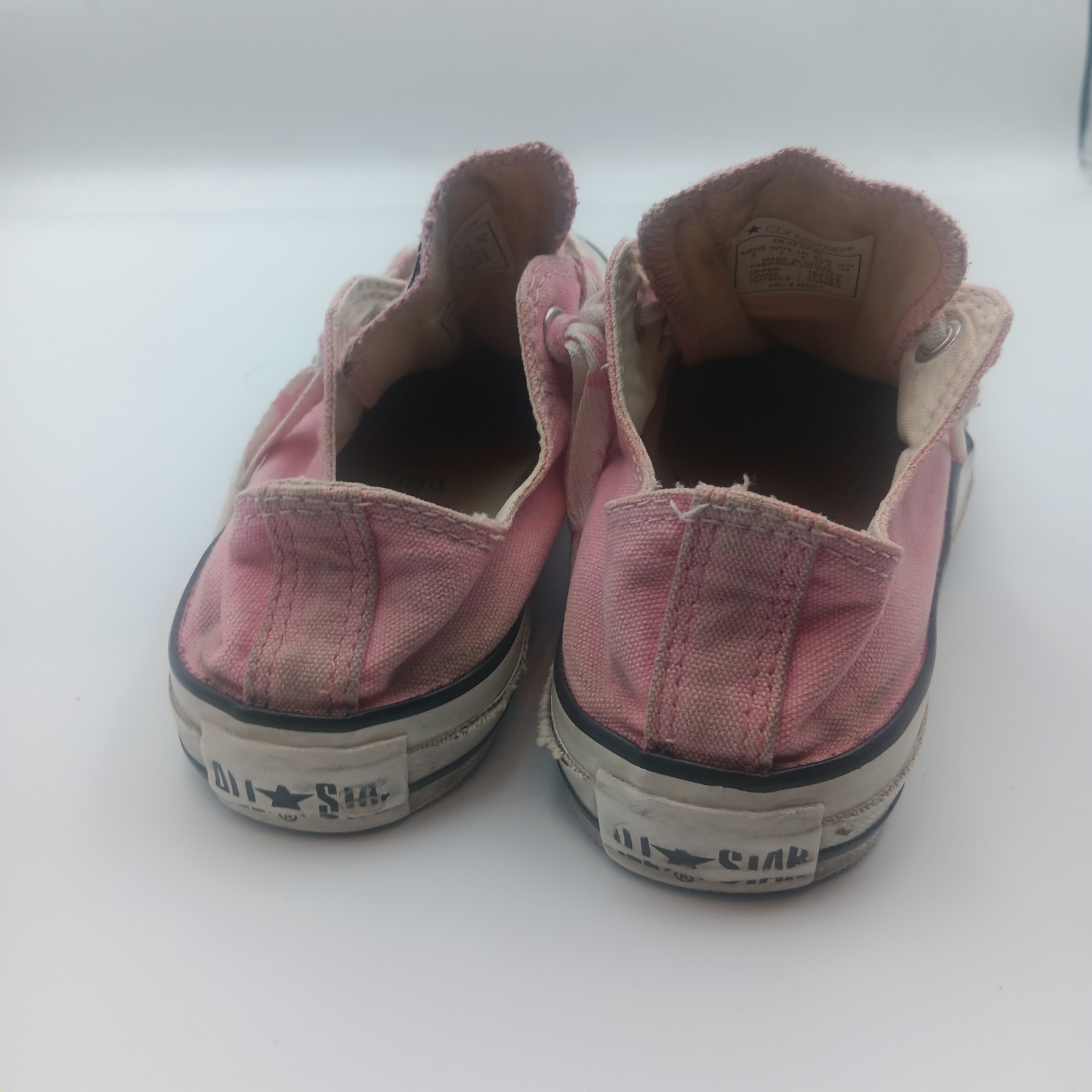 SAOLA Scarpe Converse All Star rosa uomo taglia 5 donna taglia 7