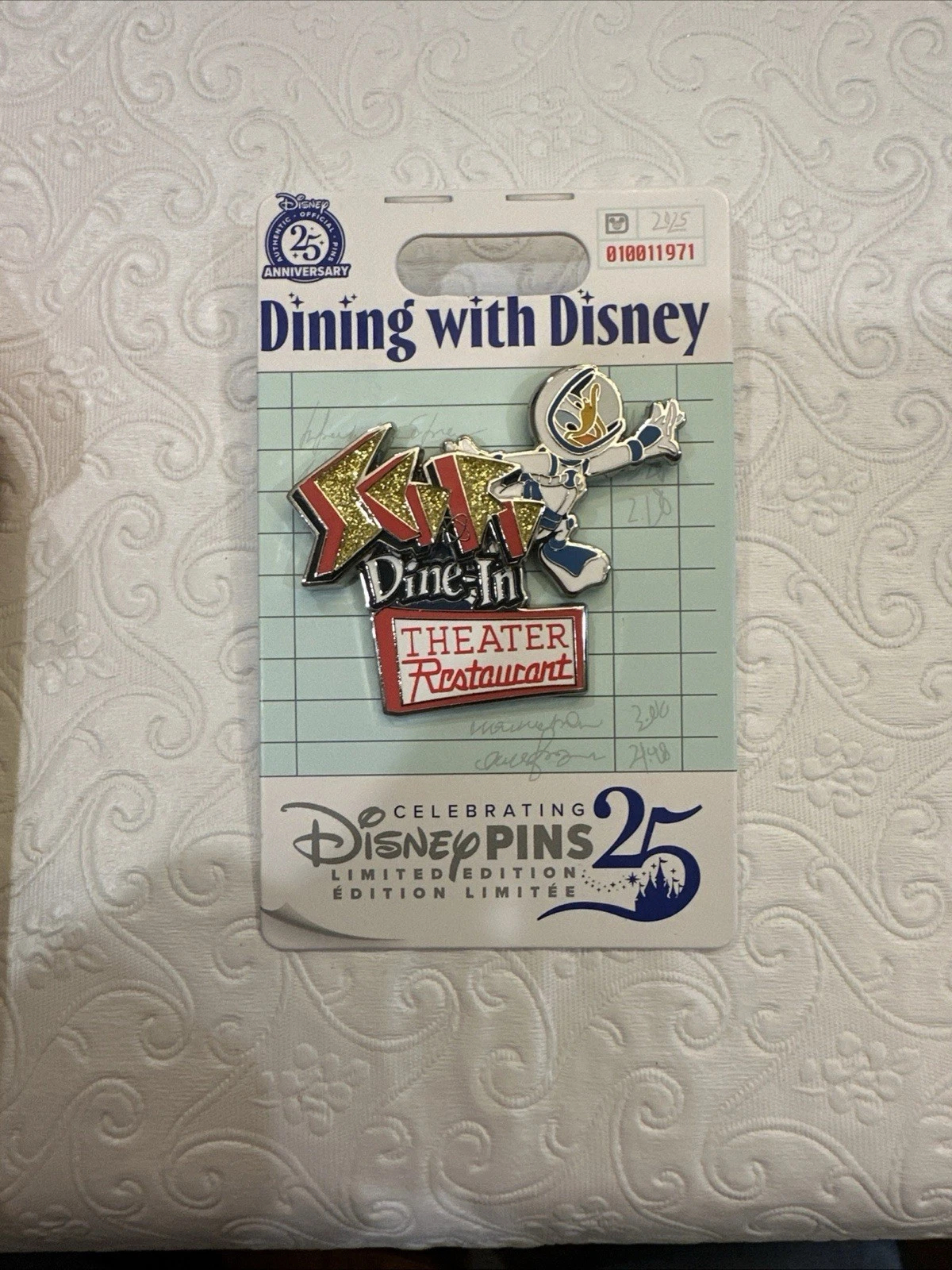 2025 WDW Dining with Disney 11/12 Sci-Fi Dine-In Restaurant LE Pin NEW