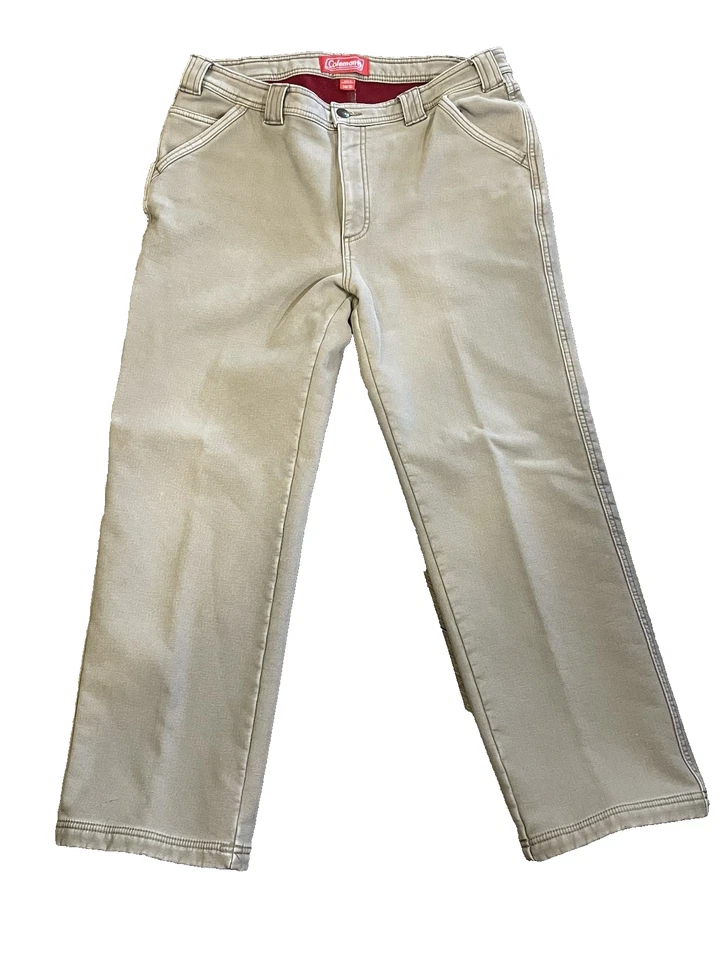 Coleman Pants-Men's Pants Outdoor-Lined Warm Fleece-Workwear-34x30 - Image 4 of 4