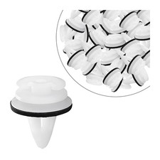 Bittwee 50PCS Car Door Trim Panel Retainer Clips, Automotive One Size, White 