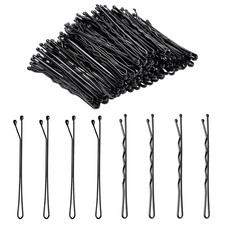 100 PCS 2.2 Inch 55 Mm Bobby Pins Black, Premium Bobby Pin for Women, Kids and