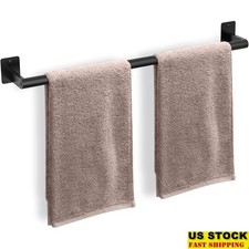 24in Towel Bar Stainless Steel Wall Mounted Bathroom Storage Easy Install New