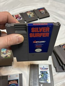 Nintendo NES Game Lot Of 15 All Internally Cleaned Tested Silver Surfer Contra