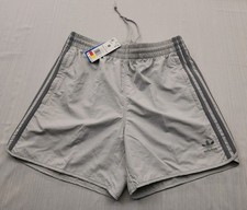 New Mens Adidas Originals Shorts Sprinter 5  Sz Medium Classic Retro Gray