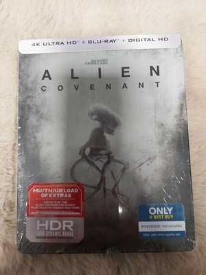 Alien Covenant  Steelbook  (4K UHD + Blu-ray) NEU EINGESCHWEISST /Englisch