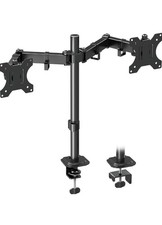 MOUNTUP Dual Monitor Stand, Adjustable Monitor Arm Desk Mount for 13-32 Inch 