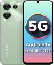 UMIDIGI G9 5G  128GB 6.75'' Octa Core Android 14 Unlocked Smartphone GREEN