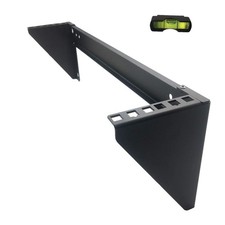 19 Inch 2U Heavy Duty Vertical Wall Mountable Rack and 125 lb Wall Mountable ...