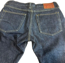 STUDIO D'ARTISAN SD-107 Slim Straight Denim Jeans Cotton Blue W30 Inseam 30.7in