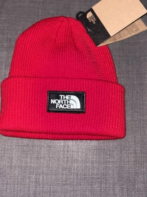 The North Face Red Unisex Beanie Hat