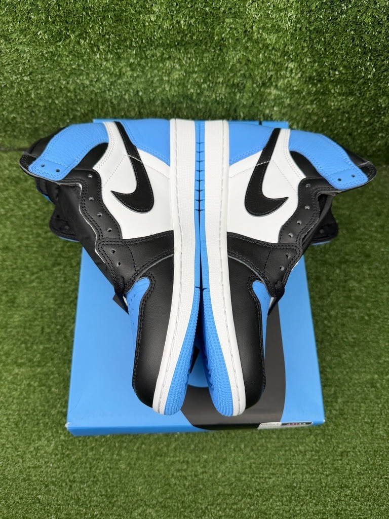 Size 9.5 - Jordan 1 Retro OG High UNC Toe DS NEW | eBay