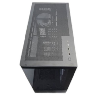 LIAN　9個 Lian Li CG237 Tempered Glass ATX Mid-Tower Computer Case - Black