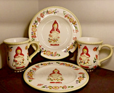 Tea Time Classics By Jonal Little Red Riding Hood Plates  Mugs