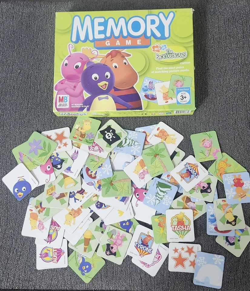RARE 2005 The BACKYARDIGANS Memory Card Game Matching Complete With All Tiles. - Image 2 of 4